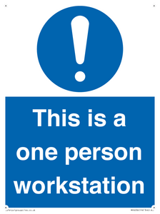 This is a one person workstation